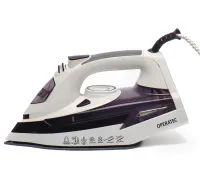 Operatec OP-1005 2200W handheld steam iron with ceramic soleplate and steam regulator for ironing and steaming clothes from mains Purple