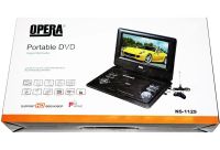 Цифровий автомобільний DVD програвач Opera NS-1129 11 " портативний поворотний плеєр DVD-книга з пультом ДУ, джойстиком TV USB SD OP-1129