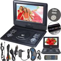 Цифровий автомобільний DVD програвач Opera NS-1129 11 " портативний поворотний плеєр DVD-книга з пультом ДУ, джойстиком TV USB SD OP-1129