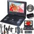 Цифровий автомобільний DVD програвач Opera NS-1129 11 " портативний поворотний плеєр DVD-книга з пультом ДУ, джойстиком TV USB SD OP-1129