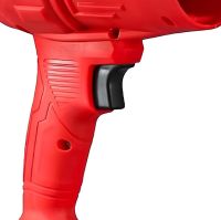 Jet Pro Maxx Blower 48V Cordless Blower for snow and leaf removal with 2 batteries, Cordless Dust Blower Red