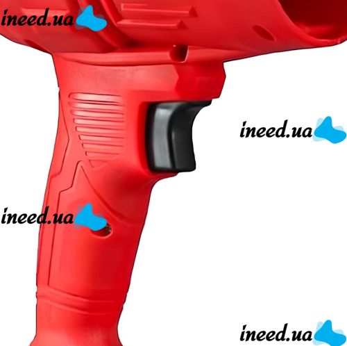 Jet Pro Maxx Blower 48V Cordless Blower for snow and leaf removal with 2 batteries, Cordless Dust Blower Red