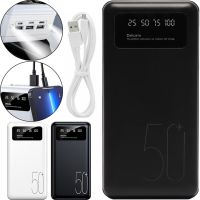 Charger UMB Power Bank Viaking 50000 mAh smart-quality N7 3USB with Flashlight , Portable Battery Powerbank External Battery YM-500