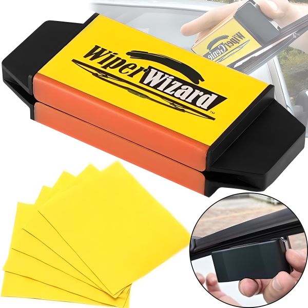 Универсальный восстановитель очиститель автомобильных дворников Wiper Wizard New IM-63, Реставратор скребок для щеток стеклоочистителя Вайпер Визард