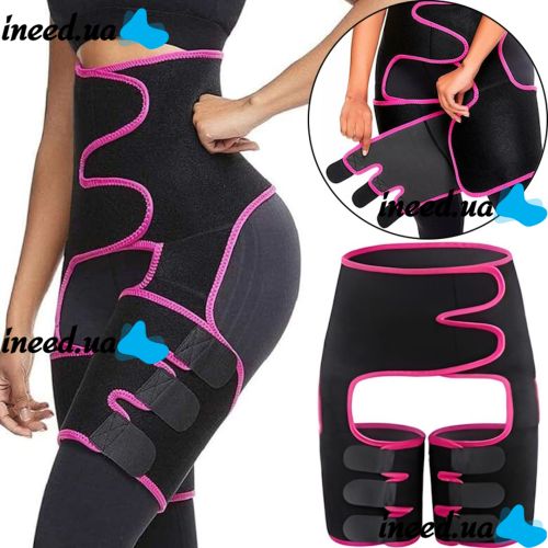 Corrective Belt Retainer Adjustable One Piece Waist Band JN-79 for Weight Loss and Waist Correction, Fat Burning Corset for Sports Black