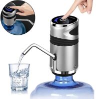Automatic Water Pump for a bottle of Water Dispenser XL-129 Silver, Portable Battery Pump Electric Dispenser Dispenser for Cooler