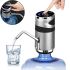 Автоматична помпа для води на бутель Water Dispenser XL - 129 срібляста, портативний акумуляторний насос електричний диспенсер дозатор на кулер