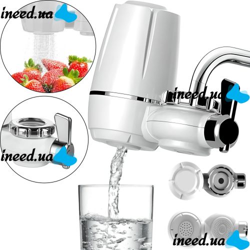 Універсальний фільтр насадка Clean Water Purifier XL-525 на кран для очищення проточної води, водяний змішувач для видалення піску та іржі MAG-599