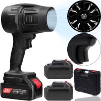 Cordless Blower ETP LD18-21V Cordless Blower ETP LD18-21V for snow and leaf removal with 2 batteries, Cordless Dust Blower Black