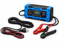 Автомобільний імпульсний пускозарядний АКБ Jinnuoyi Pulse Repair Charger 12V 10A пристрій з LED дисплеєм для зарядки акумуляторів авто 10Ah-200Ah