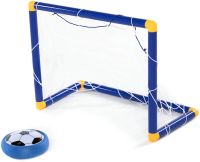 Aerial Football Floating Football Soccer Goal with Battery-powered aeromach and Backlight, Children's Soccer Playset 696-44