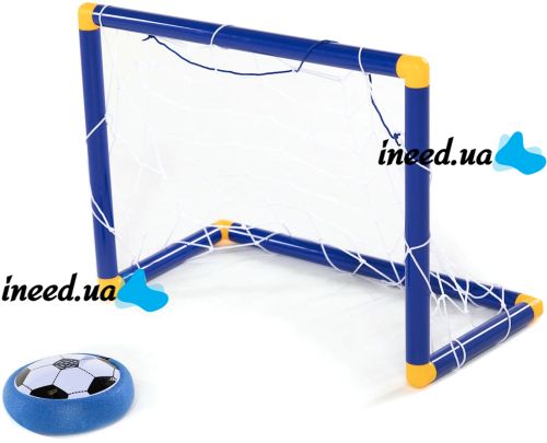 Aerial Football Floating Football Soccer Goal with Battery-powered aeromach and Backlight, Children's Soccer Playset 696-44
