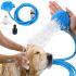 Hand Shower Brush for Bathing Large Dogs Pet Bathing Tool with Pet washer Hose, Silicone Massage Glove for Washing Pets