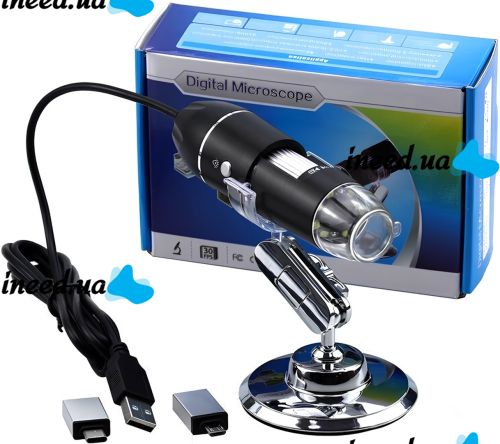 Цифровой электронный USB микроскоп Digital Microscop MT4096 3 в 1 1600X портативный трихоскоп с Led подсветкой для пайки и увеличения AND HA-153