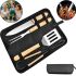 A universal set of barbecue tools 4 in 1 + a case, a set of accessories for barbecue, picnic and barbecue, Barbecue accessories in a case