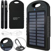 Portable Charger Power Bank Solar Charger JS-3 50,000 mAh power bank with carbine on a solar battery, external battery 50,000 mAh
