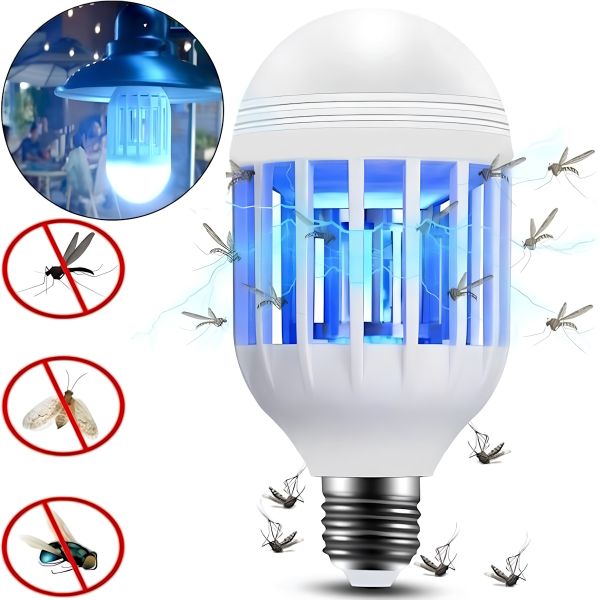 LED Lamp Mosquito and Midge Exterminator 2 in 1 ZappLight, Electric Lamp Insect Bait,Mosquito Lamp Trap