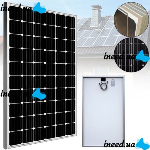 Універсальна полікристалічна сонячна панель Solar Board 200W 18V 133х99.2х4 см, сонячна батарея 1330х992х40 мм для зарядки від сонця