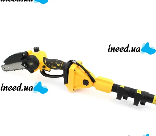 Набір електроінструментів DeWalt 24V 3в1 акумуляторний секатор DCMPP540P1, пила DCM160N і телескопічний подовжувач 130-201 см з 2 акумуляторами