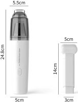Бездротовий автомобільний міні пилосос Xiaomi Mijia Portable Handhed Vacuum Cleaner 100W акумуляторний ручний автопилосос з насадкою для авто