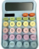 Electronic Desktop Calculator Karuida KK 2280 Anti-slip Calculator for Office with Fractions on Batteries and Solar Panel KK-2280