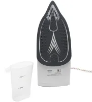 Operatec OP-1005 2200W handheld steam iron with ceramic soleplate and steam regulator for ironing and steaming clothes from mains Purple