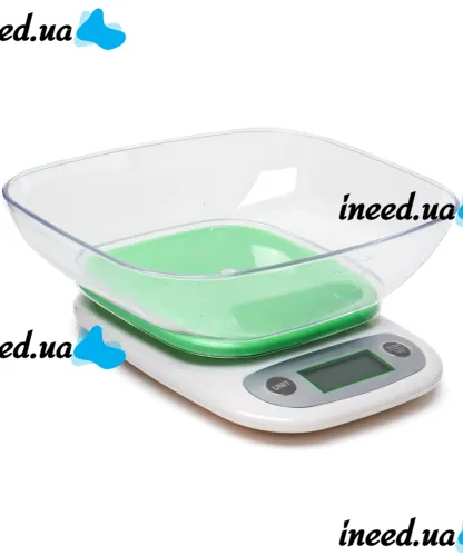 Domotec MS-125 Kitchen Electronic Scale Green up to 7 kg Domotec MX-403 battery-operated cooking scale with bowl and backlight for weighing