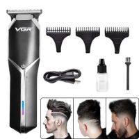 Professional Wireless Edging Machine VGR V-930 for Cutting Hair and Beard, Rechargeable Trimmer for Edging Beard and Mustache Black