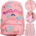 Children's School Backpack Briefcase Rainbow NA-4 for Girls, Teenage Satchel Rainbow 43x20x31cm for Girls for grades 1-4 to School Pink