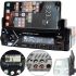 Автомагнітола плеєр 1Din Pioneer MP3 7001 BT з тримачем для телефону, Автомобільна Bluetooth магнітола з мікрофоном програвач USB SD Чорна