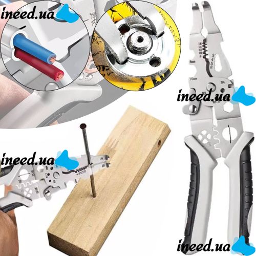 Multifunctional pliers Stripper Cable Cutter CH-51 20in1 for stripping and crimping wires, Cable cutter, Wire cutter and insulation stripping