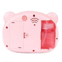 Children's soap Bubble Generator Pig Bubble Camera HJ-458 in the form of a camera, a toy camera for blowing soap bubbles on batteries