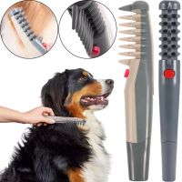 Електрична гребінець щітка для тварин всіх порід кішок і собак Knot Out Electric Pet Comb WN-134, Электрорасческа для грумінгу тварин
