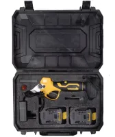 Cordless pruning shears DeWalt DCMPP540P1 24V 5AH with 2 batteries for trimming branches and trees, Cordless electric pruning shears scissors DeWalt in a case