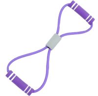 ProsourceFit LX-08 tubular resistance band for pull-ups, tourniquet, fitness, exercise eight with soft grips medium load up to 9 kg