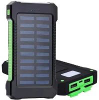 Portable Charger Battery Power Bank Solar JS-809 50000 mAh with Solar Panel and Flashlight, External Battery Power Bank for Charging USB 2.1A