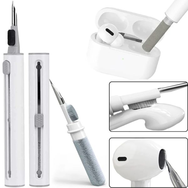 3-in-1 Multi Cleaning Pen XL-607 Headphone Cleaning Brush, Headset, Smartphone and Keyboard Cleaning Kit
