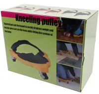 Knee Blades 1603 protective roller kneepads for construction work, knee protection with swivel wheels for flooring repairs