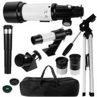 Astronomical Telescope Landview 40070 7922 140x monocular on tripod with two eyepieces, monocular telescope with tripod and observation bag