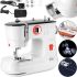 Kitfort KT-6047 electric sewing machine 12 types of stitches, overlock with double thread, built-in backlight and foot pedal 1200 mAh MA-9