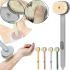 Massage brush Body brush CS96T with a long handle for a shower with a detergent container, Brush LY-588 36 cm with a dispenser for back and body massage