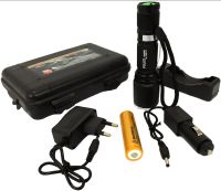 Ручний акумуляторний ліхтарик Bailong BL-1860-T6 з фокусуванням 50000w тактичний світлодіодний LED ліхтар 5 режимів з акумулятором Police BL1860