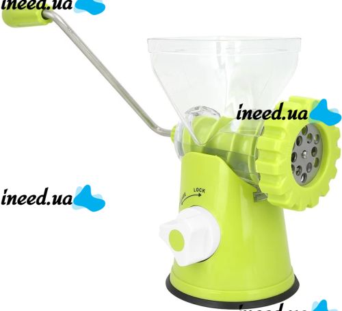 Ручна м'ясорубка Multfunction Mincer RF706 4 в 1 кухонний подрібнювач з насадками для фаршу, ковбаси і сосисок, Механічна м'ясорубка PS-323