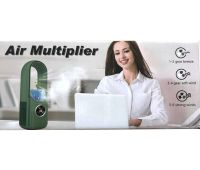 Безлопатевий вентилятор Air Multiplier GB-4706 акумуляторний зволожувач повітря, кондиціонер з RGB LED підсвічуванням, дисплеєм і таймером USB 10042