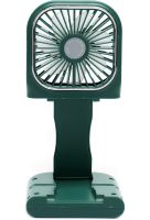 Портативный мини вентилятор Mini Fan F30 3 в 1 Powerbank карманный ручной мини-вентилятор с ремешком на шею, держателем и зарядкой для телефона USB