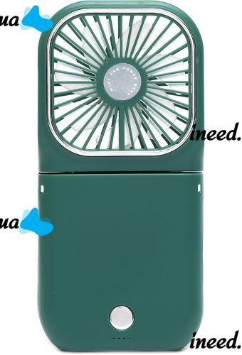 Портативный мини вентилятор Mini Fan F30 3 в 1 Powerbank карманный ручной мини-вентилятор с ремешком на шею, держателем и зарядкой для телефона USB