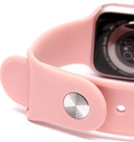 Smart Wrist Smart Watch F21 Pink Voice Call, Bluetooth Fitness and Health Functions with Wireless Charging IOS Android Pink