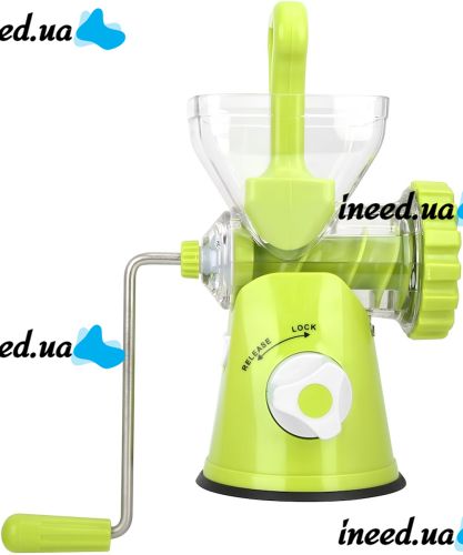 Ручна м'ясорубка Multfunction Mincer RF706 4 в 1 кухонний подрібнювач з насадками для фаршу, ковбаси і сосисок, Механічна м'ясорубка PS-323