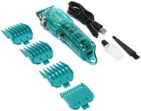 Аккумуляторная машинка для стрижки волос VGR V-660 с насадками 5W беспроводной триммер для усов и бороды с USB и светодиодным LED дисплеем V660