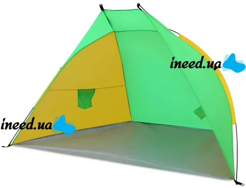 Пляжная двухместная палатка-тент Ракушка Send Tent WM-0T103 Зеленая 210×120×105 см автоматическая туристическая тент палатка с каркасом для кемпинга